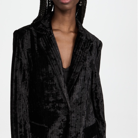 Endless Rose pleated velvet blazer - Picture 4 of 7